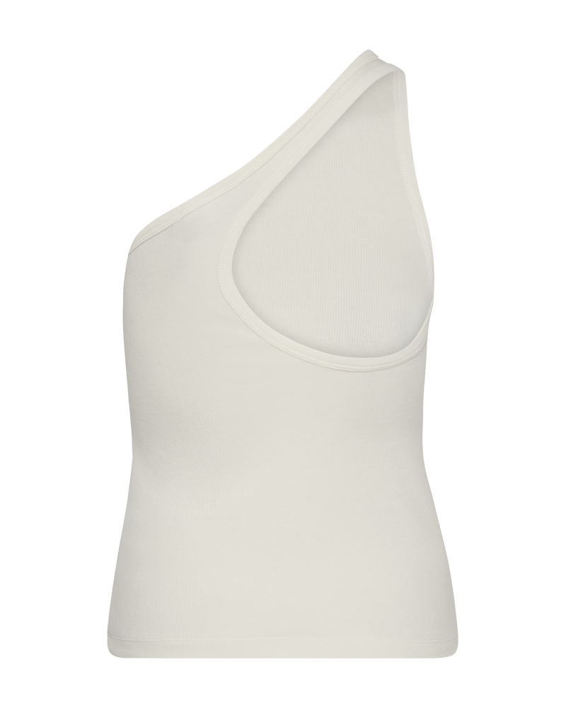 CMSIV - ONE-SHOULDER-TOP IN WEISS